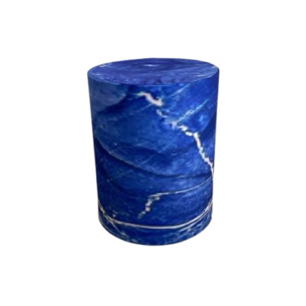 Capa Cilindro P Azul e Prata